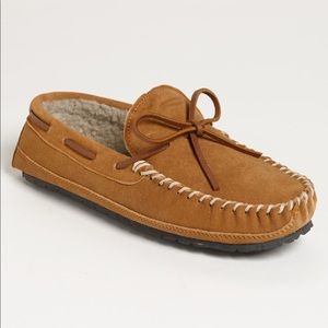 NIB! Minnetonka Casey Slipper Cinnamon Men’s Sz 12